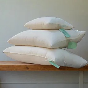 100% Natural Shredded Latex Pillow with Organic Cotton Cover