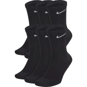 6 Pack Everyday Cushioned Crew Socks