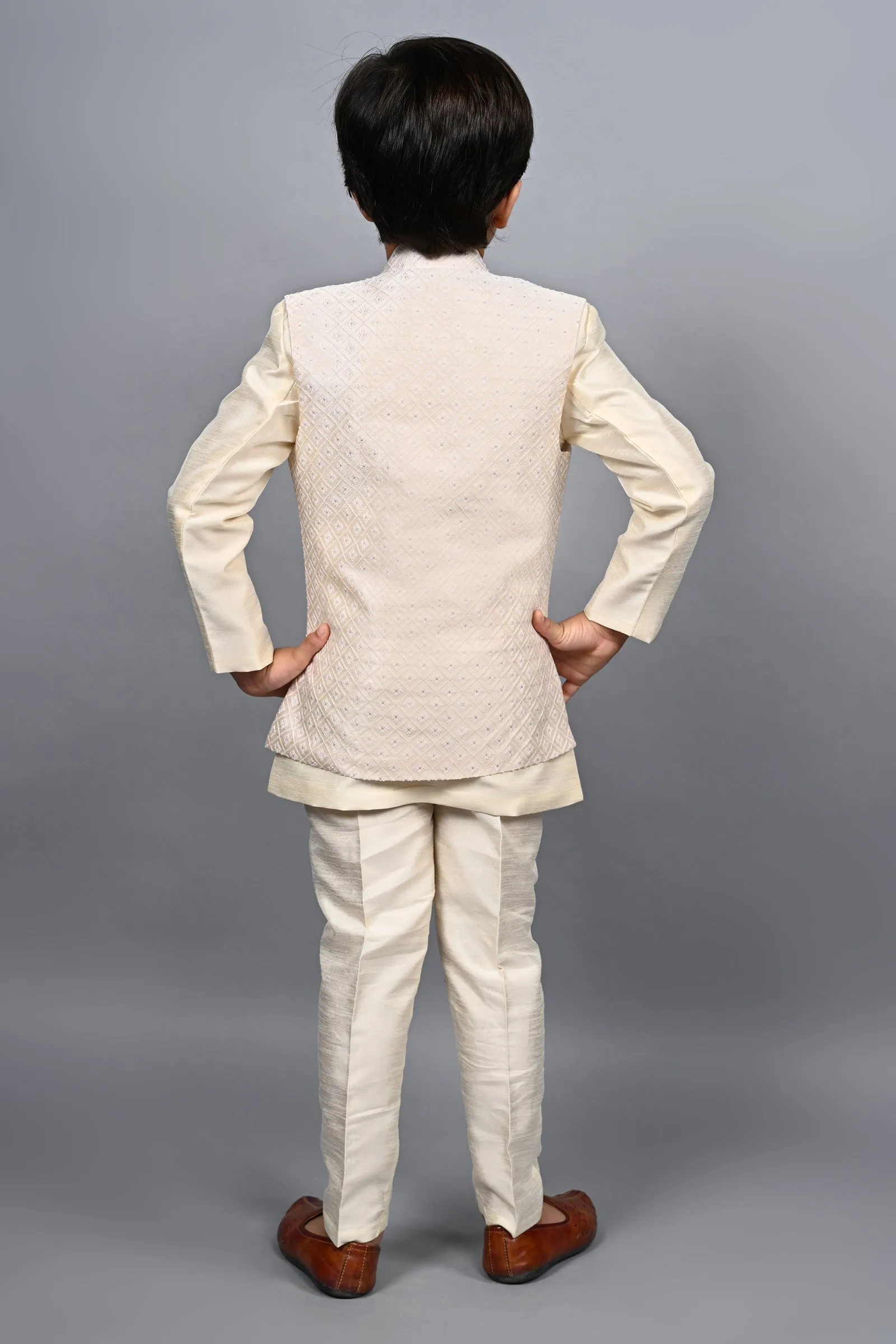 Ahhaaaa Traditional Party Wear Bollywood Style Indo-Western Sherwani for Boys