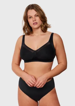 AiryComfort Full Coverage Unpadded WireFree Minimizer Bra