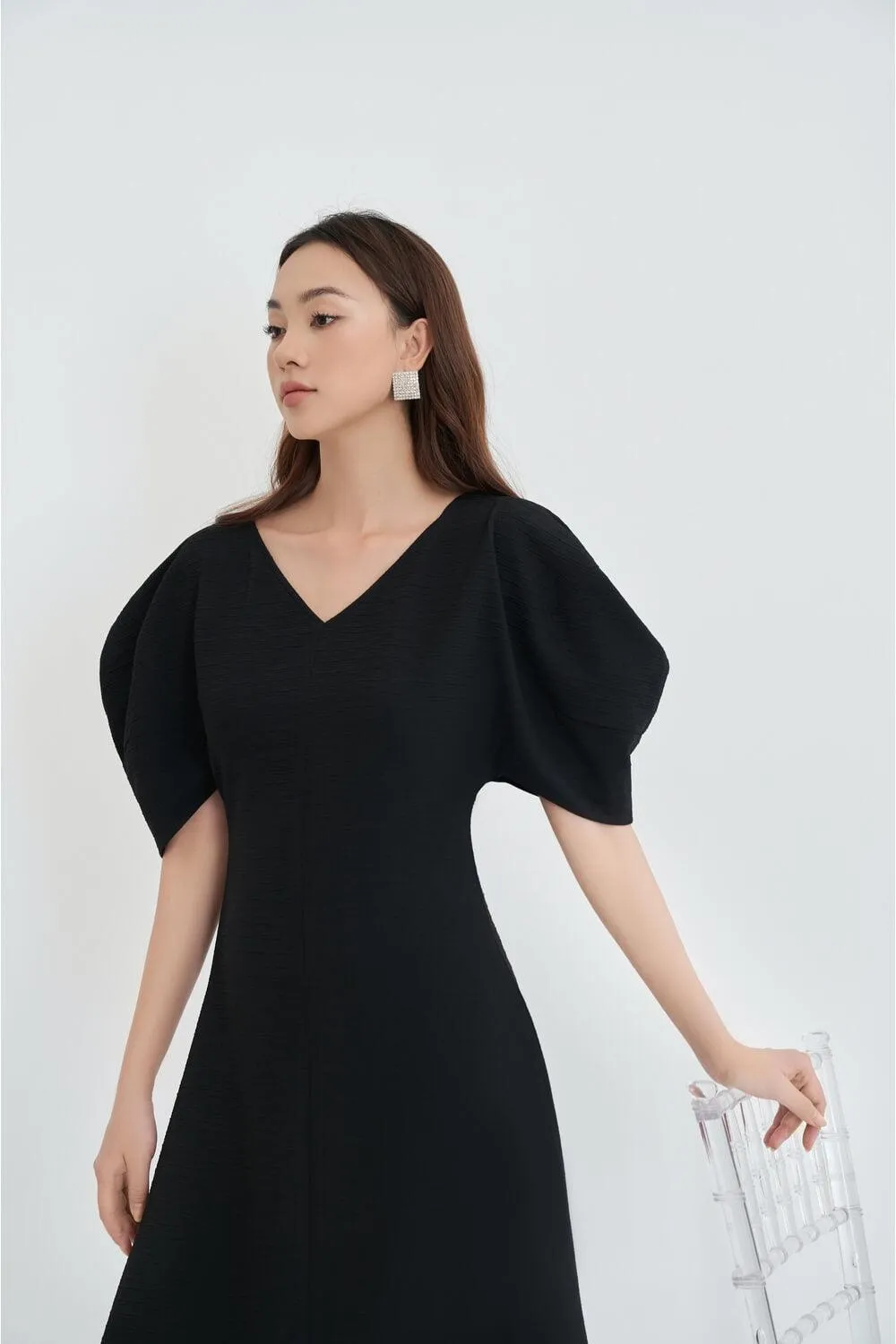 Aster Puffy Sleeves Dress