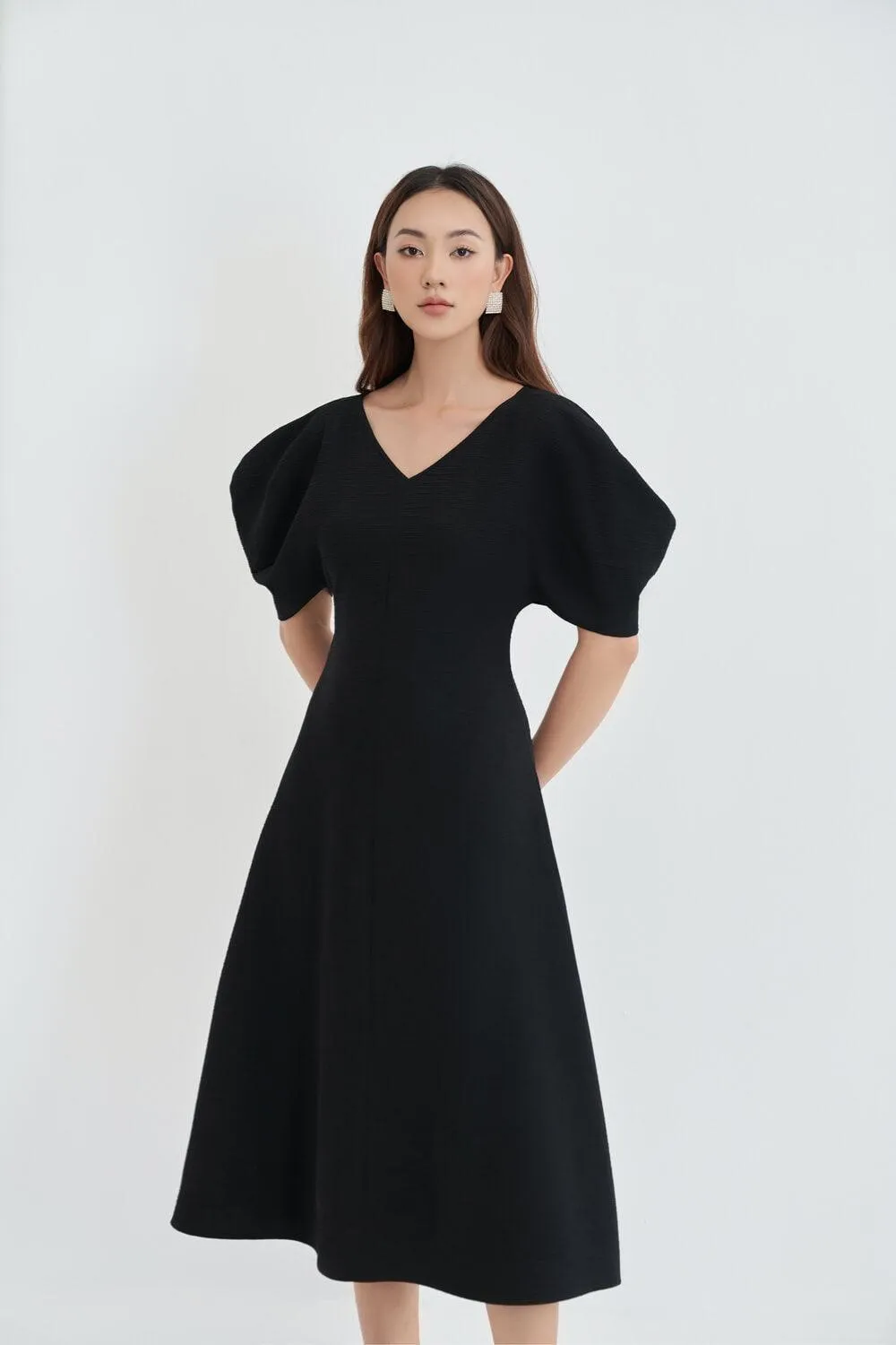 Aster Puffy Sleeves Dress