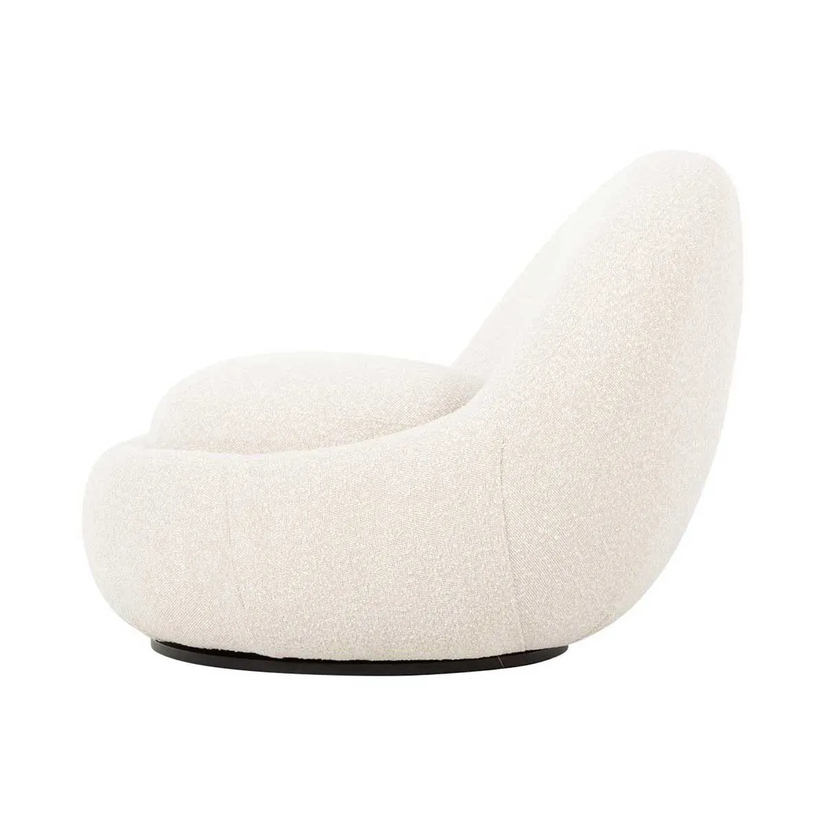 Babette Boucle Swivel Armchair