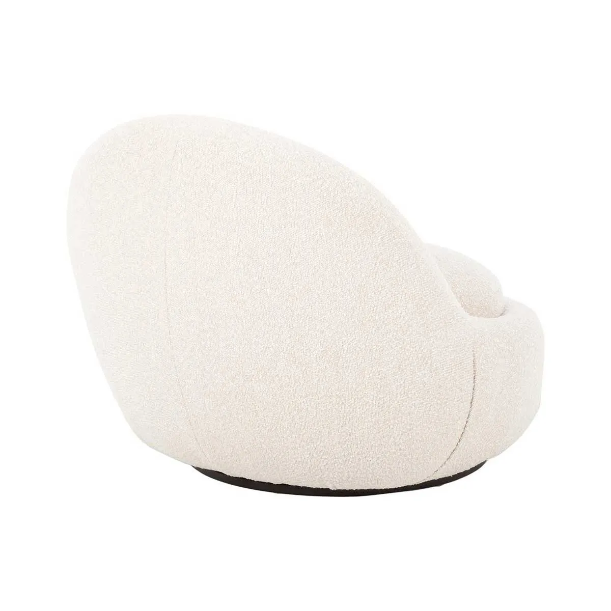 Babette Boucle Swivel Armchair