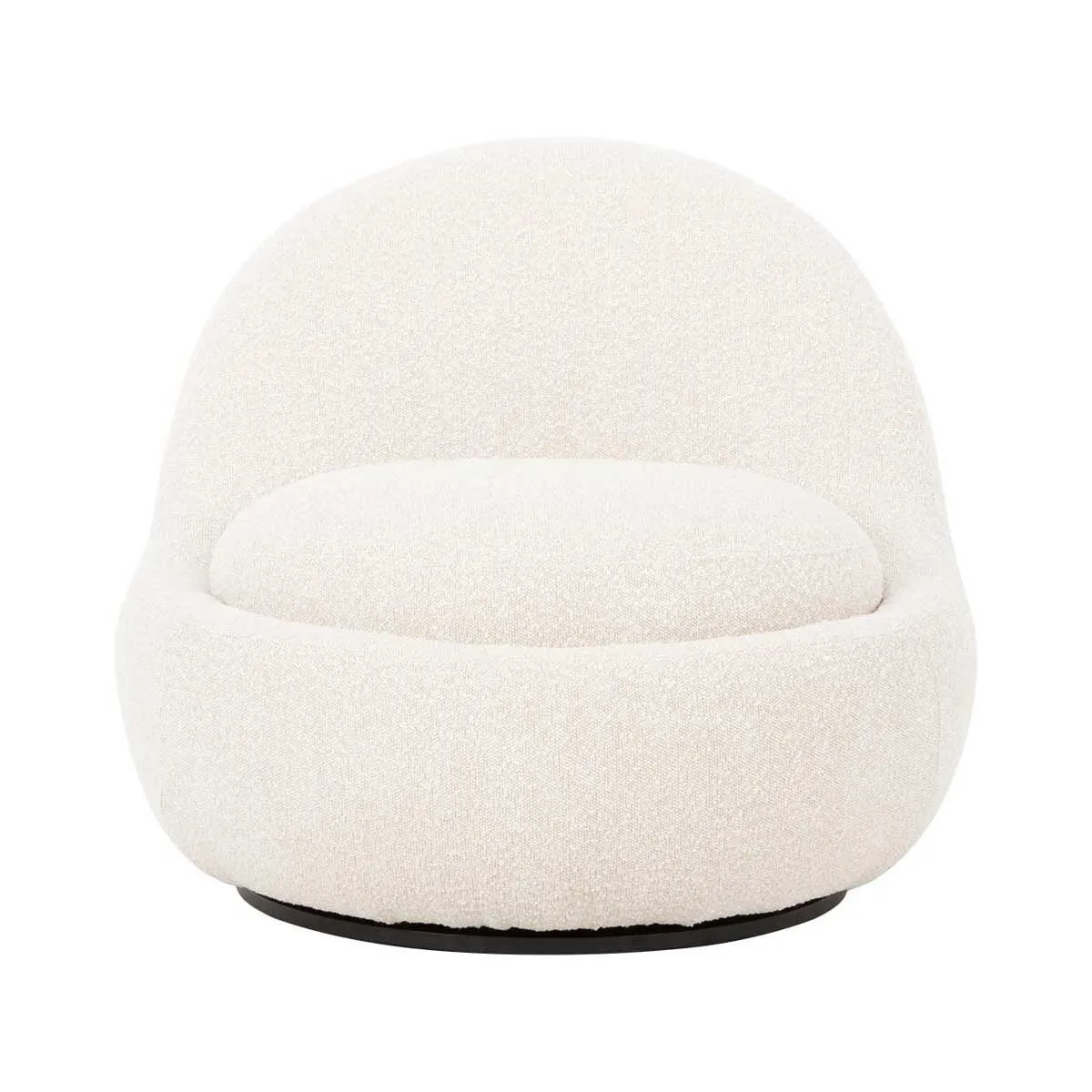 Babette Boucle Swivel Armchair