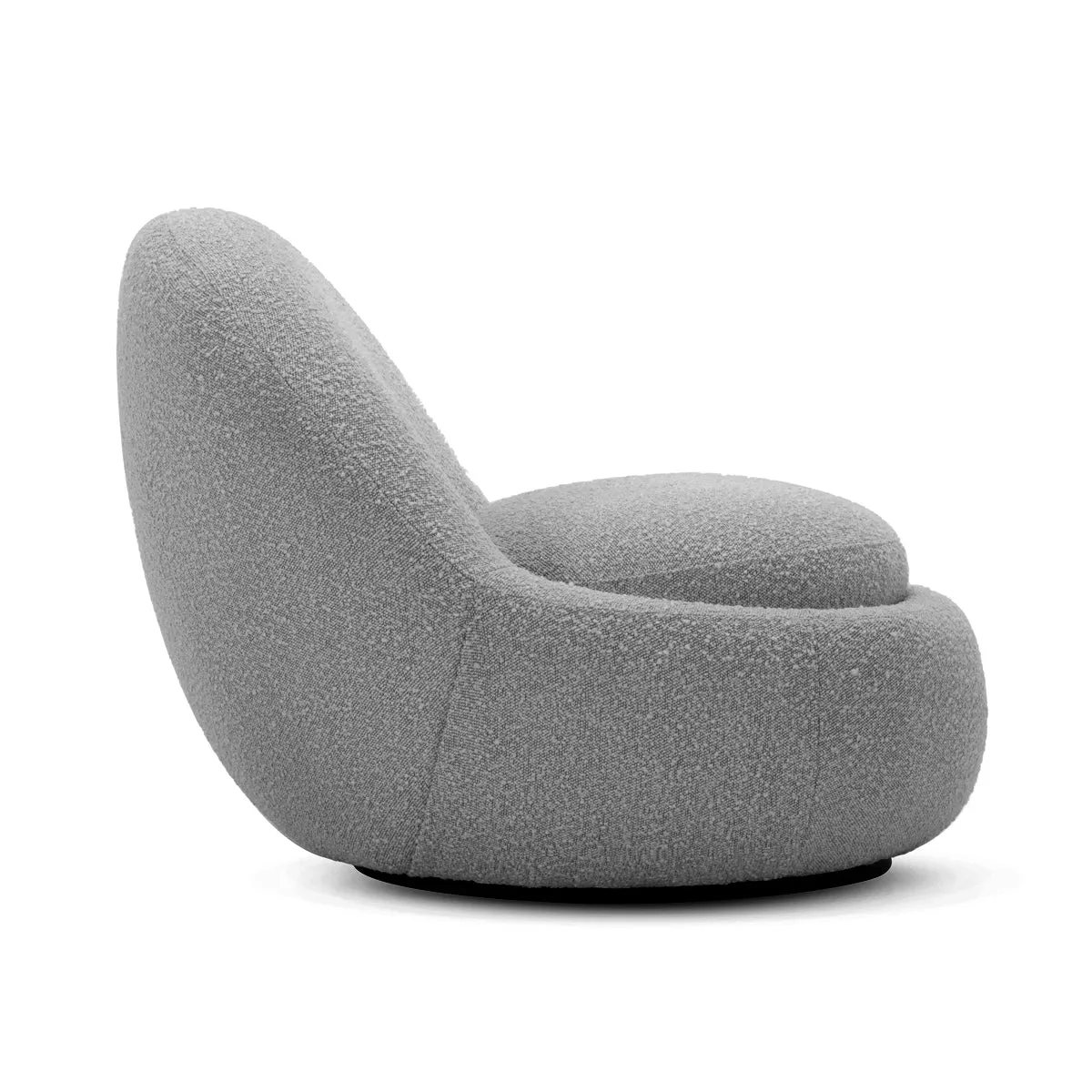 Babette Boucle Swivel Armchair