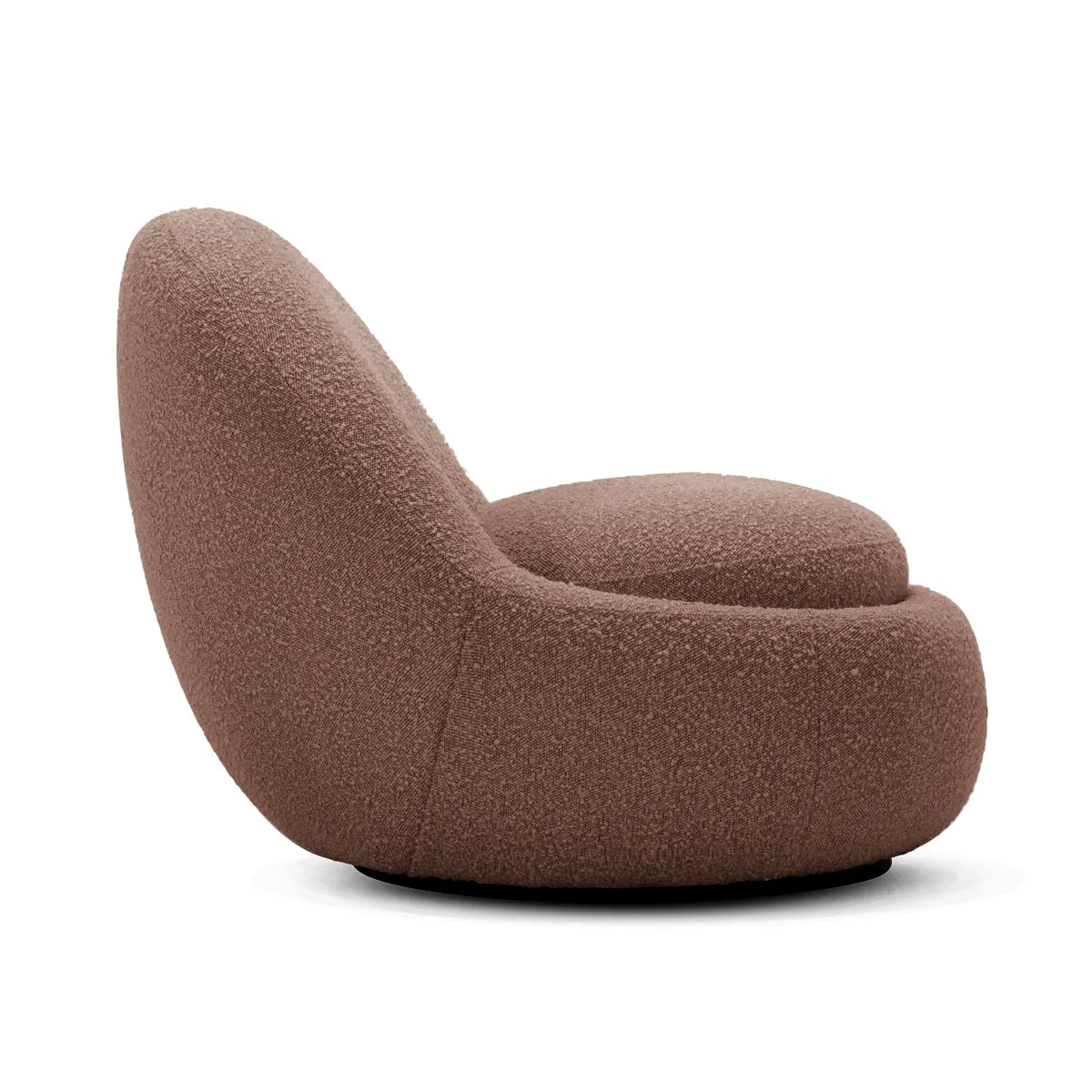 Babette Boucle Swivel Armchair