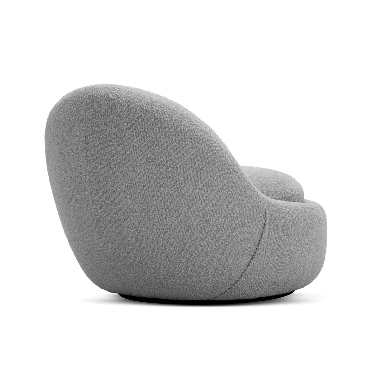 Babette Boucle Swivel Armchair