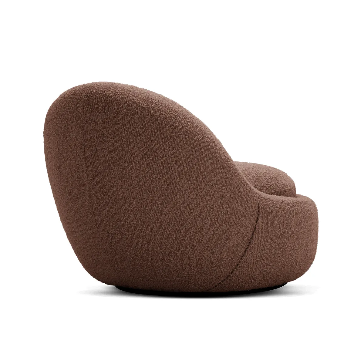 Babette Boucle Swivel Armchair