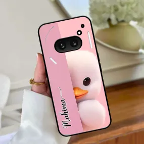 Baby Duck Glossy Metal Case Cover For Nothing