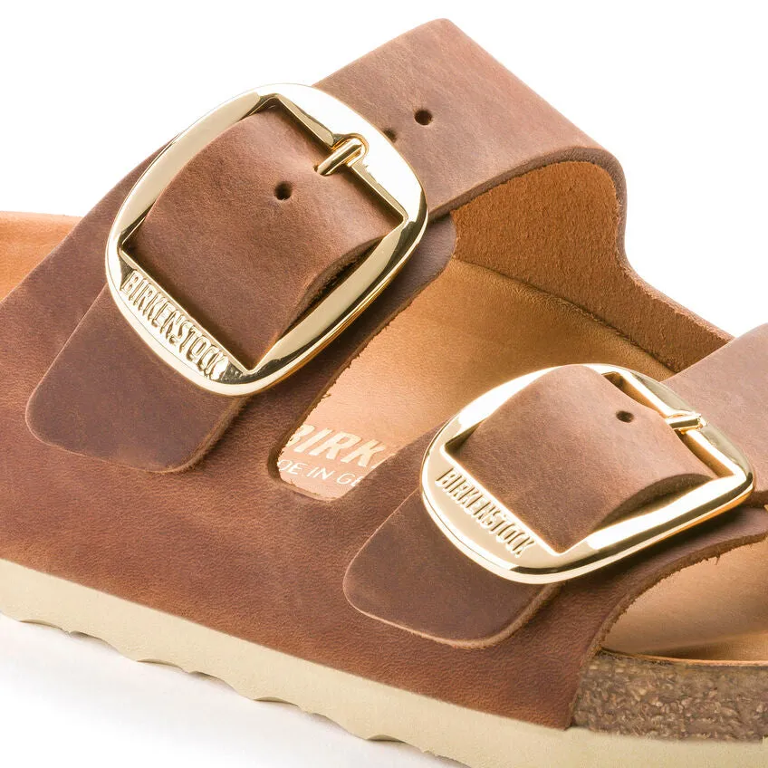 Birkenstock Women's Arizona Big Buckle Oiled Leather (Cognac)