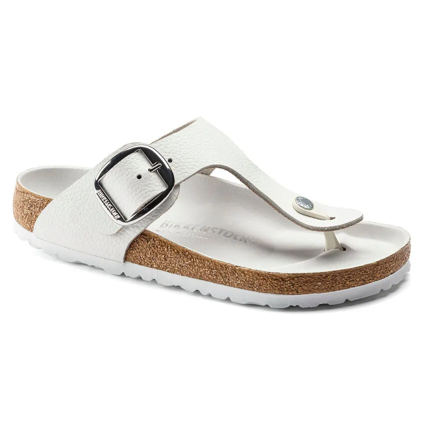 Birkenstock Women's Gizeh Big Buckle Leather (White)