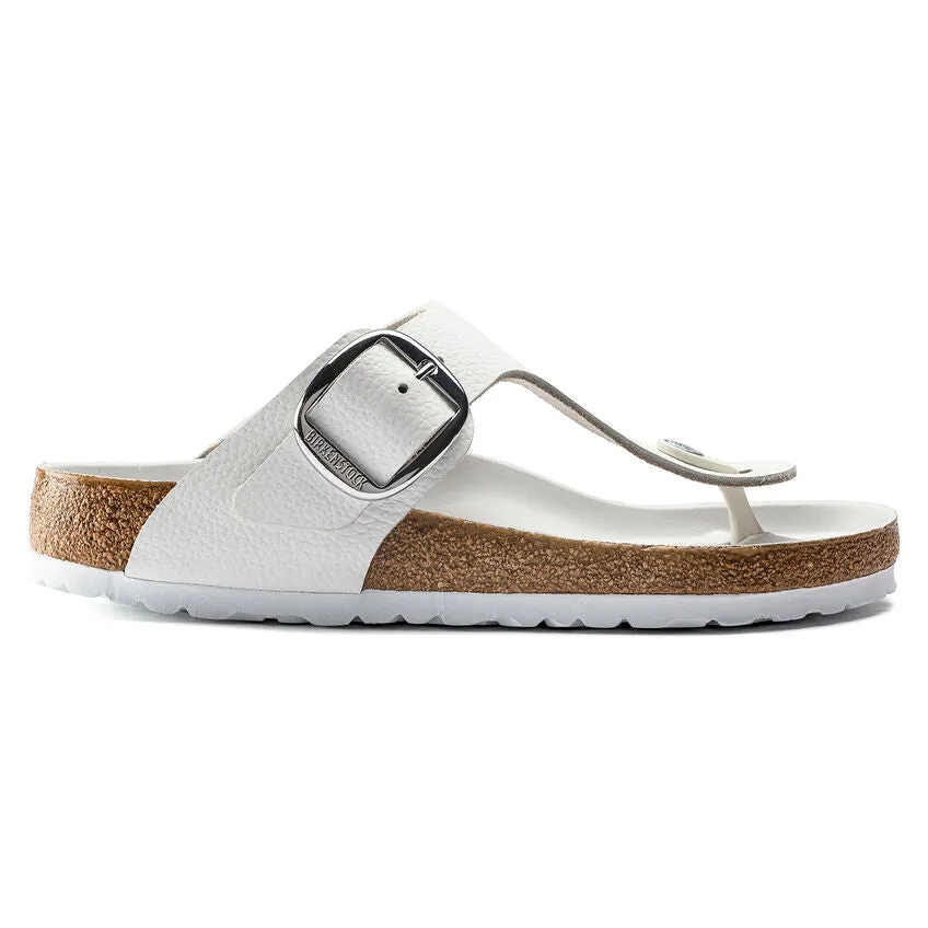 Birkenstock Women's Gizeh Big Buckle Leather (White)