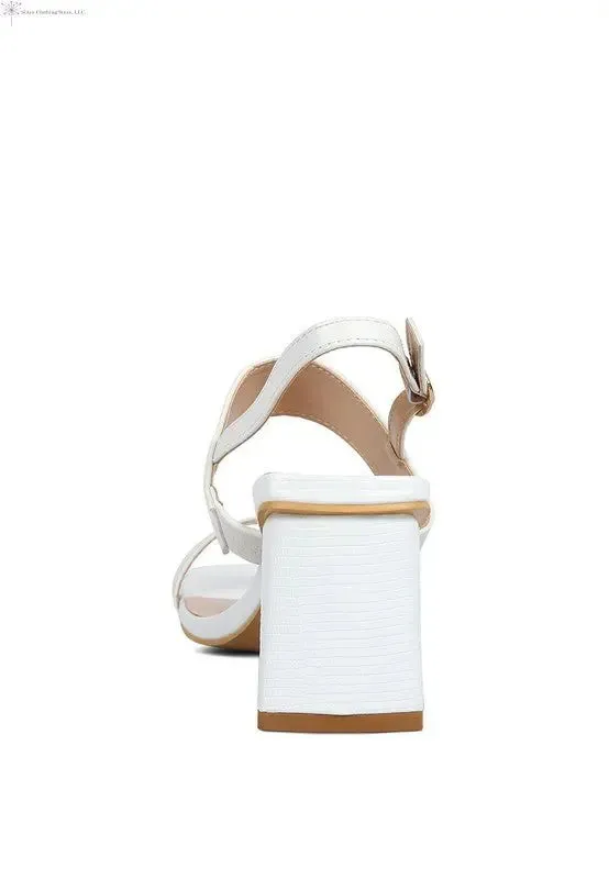 Block Heel Sandals Open Toe