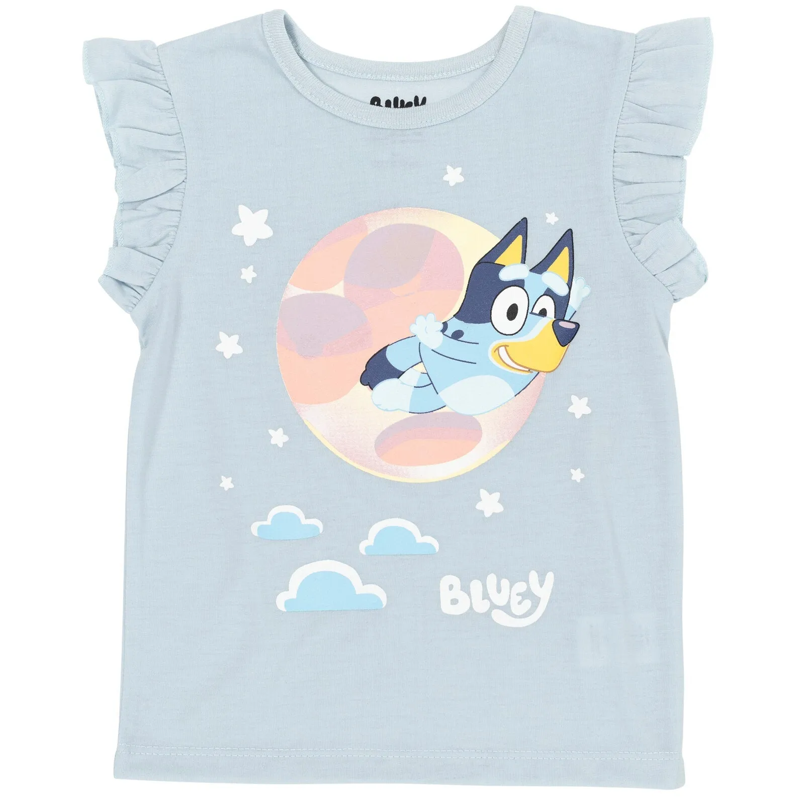 Bluey T-Shirt and French Terry Shorts Outfit Set