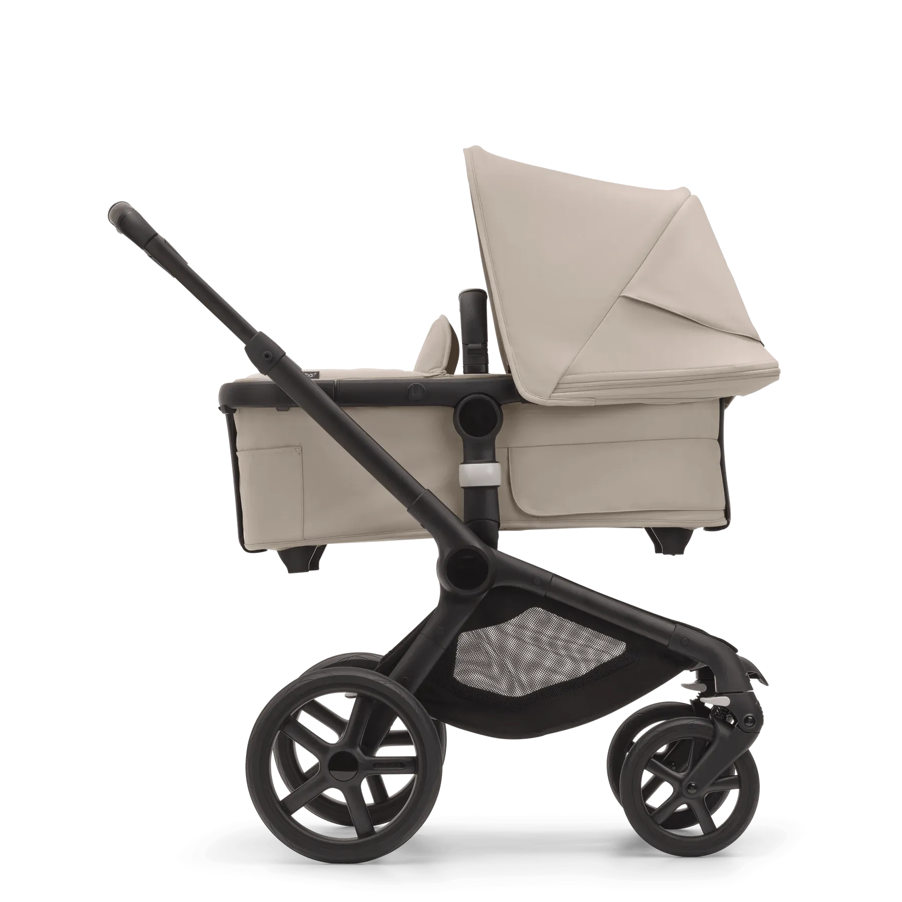 Bugaboo Fox 5, Cabriofix i-Size and Base Travel System - Black/Desert Taupe/Desert Taupe