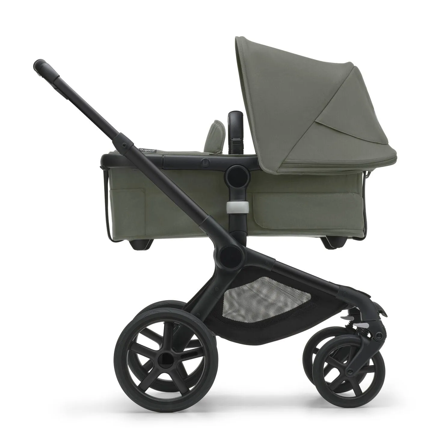 Bugaboo Fox 5, Cabriofix i-Size and Base Travel System - Black/Forest Green/Forest Green