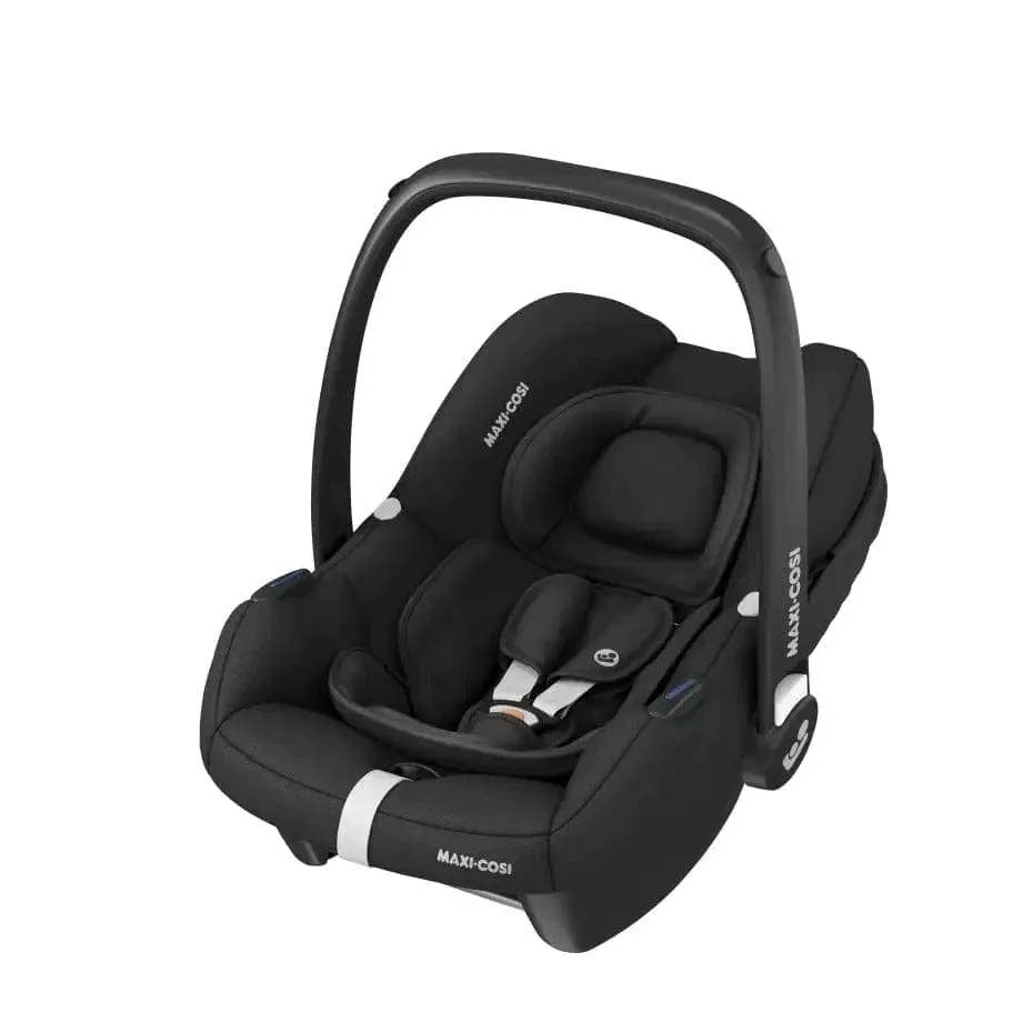 Bugaboo Fox 5, Cabriofix i-Size and Base Travel System - Black/Grey Melange/Midnight Black