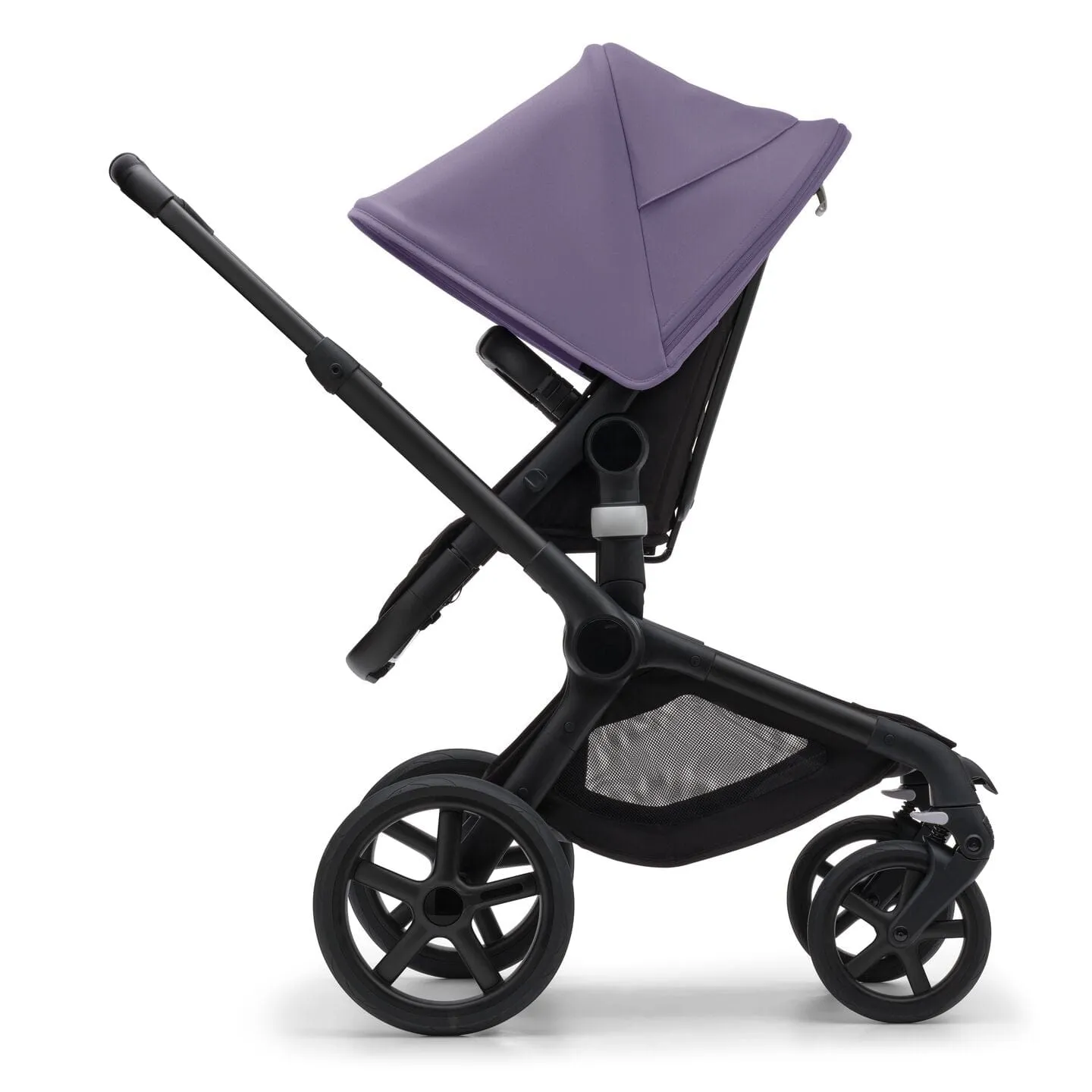 Bugaboo Fox 5, Cabriofix i-Size and Base Travel System - Black/Midnight Black/Astro Purple