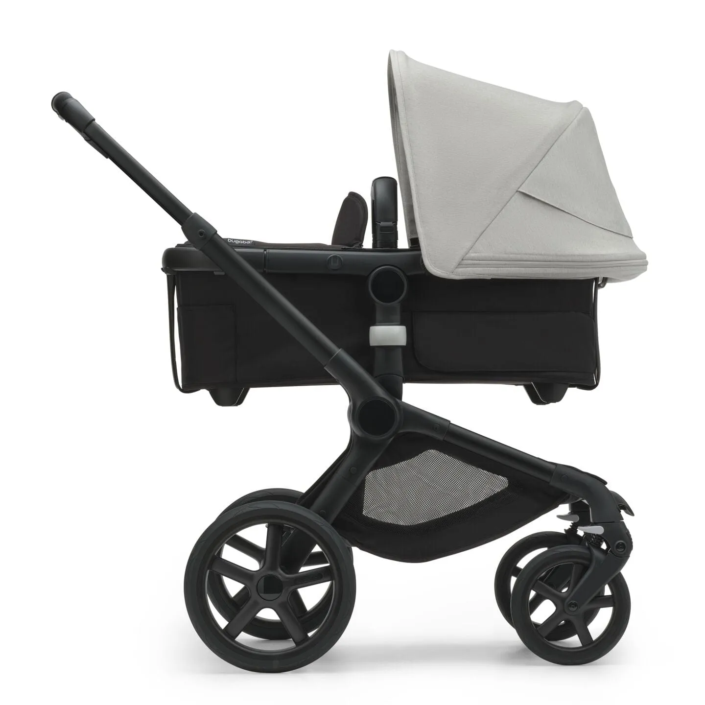 Bugaboo Fox 5, Cabriofix i-Size and Base Travel System - Black/Midnight Black/Misty White