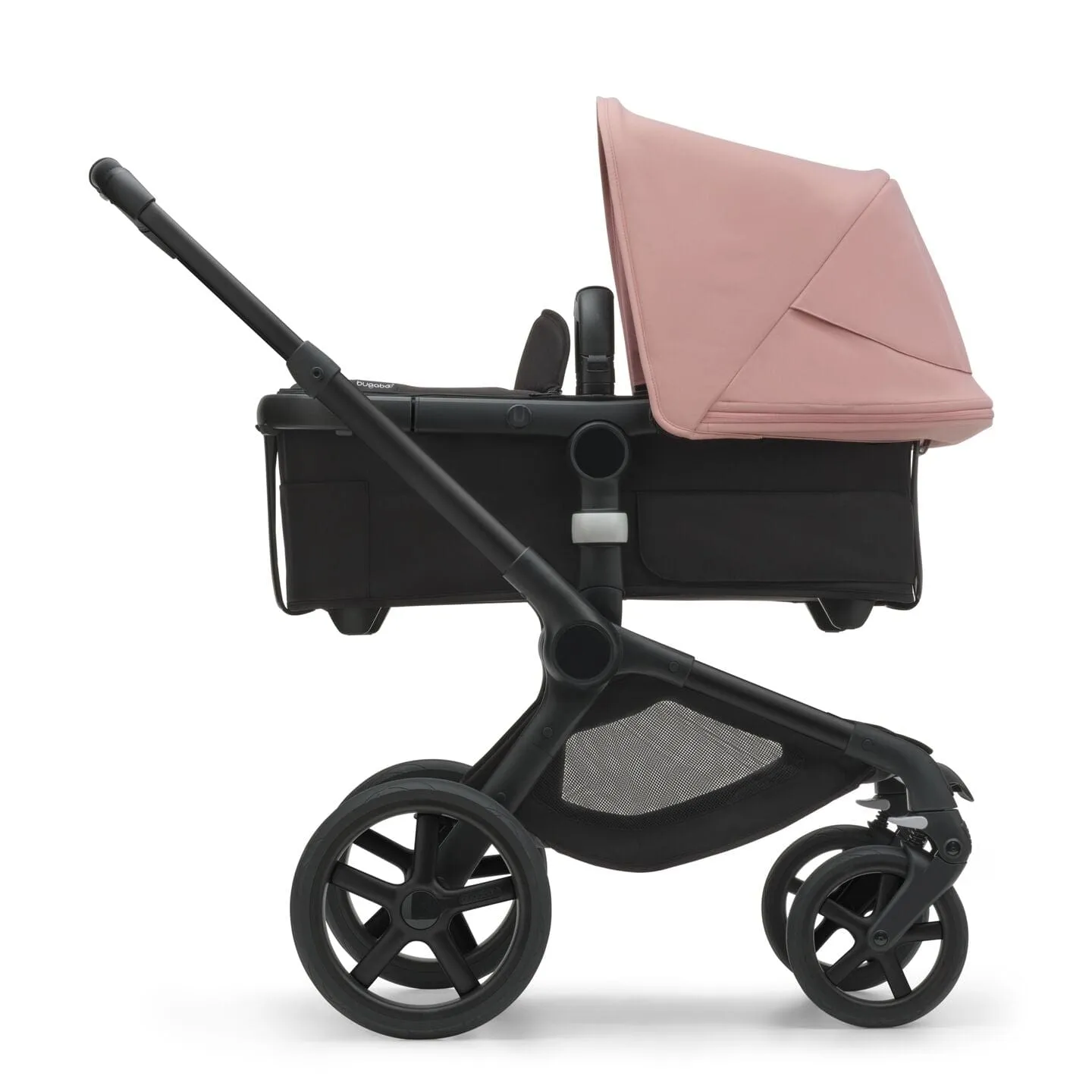 Bugaboo Fox 5, Cabriofix i-Size and Base Travel System - Black/Midnight Black/Morning Pink