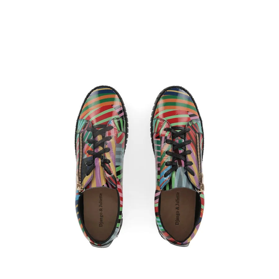 BUMP - BLACK STRIPE MULTI PATENT