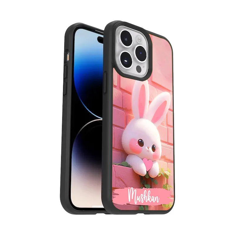 Bunny Glossy Metal Case Cover For Nothing