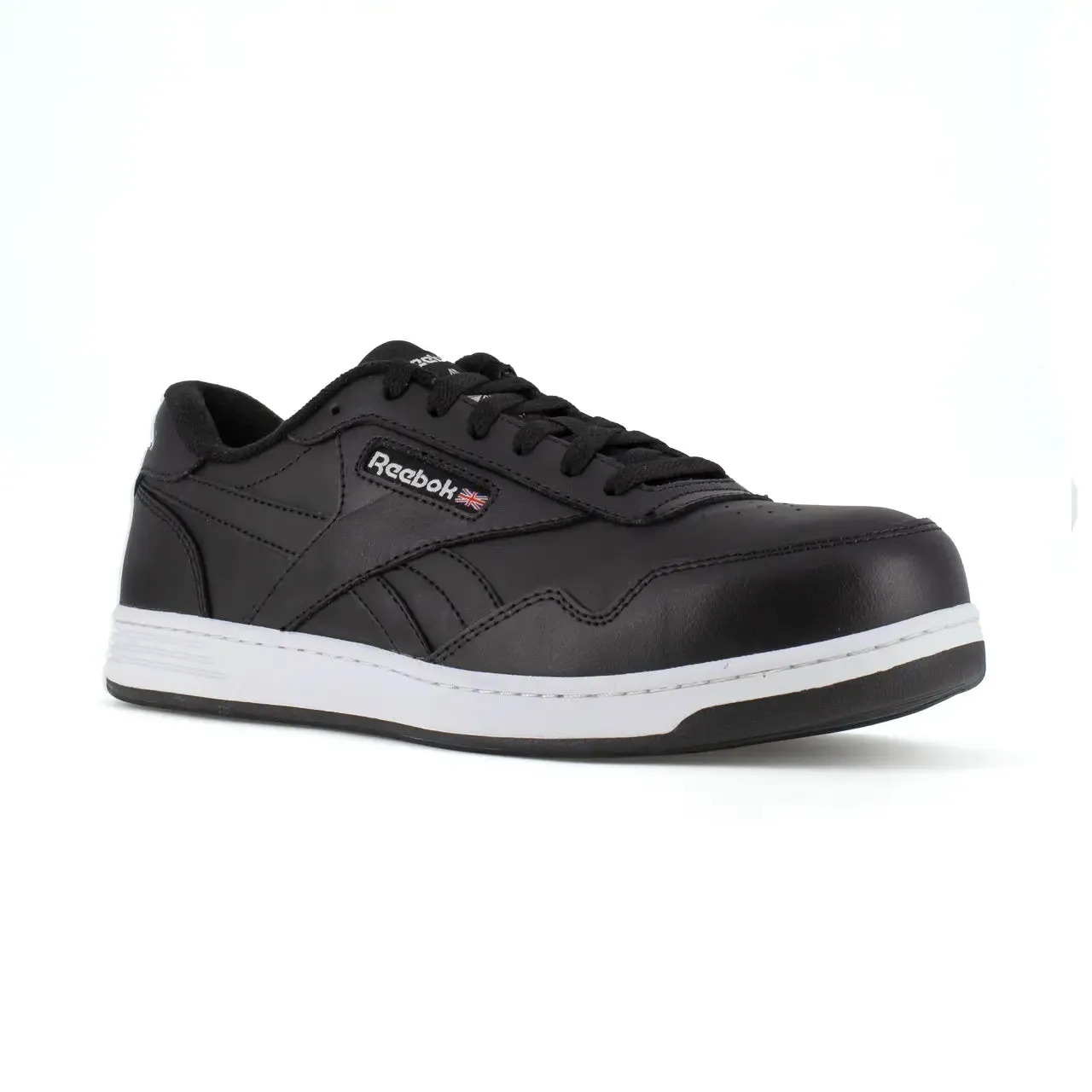 Club Memt Composite-Toe Work Shoe Black/White