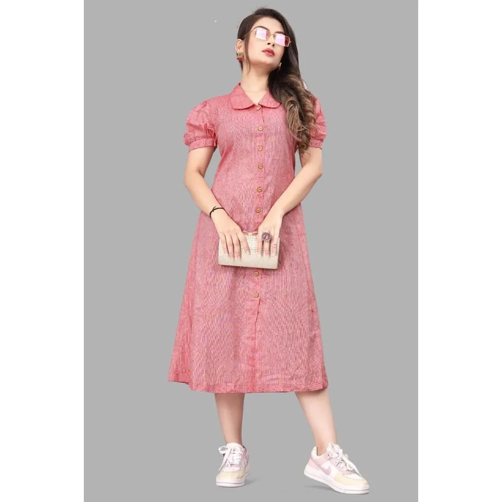 Cotton Women's Party wear Ethnic Dress