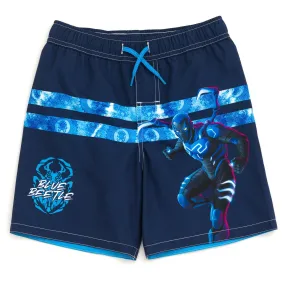 DC Comics Blue Beetle UPF 50  Swim Trunks Bathing Suit