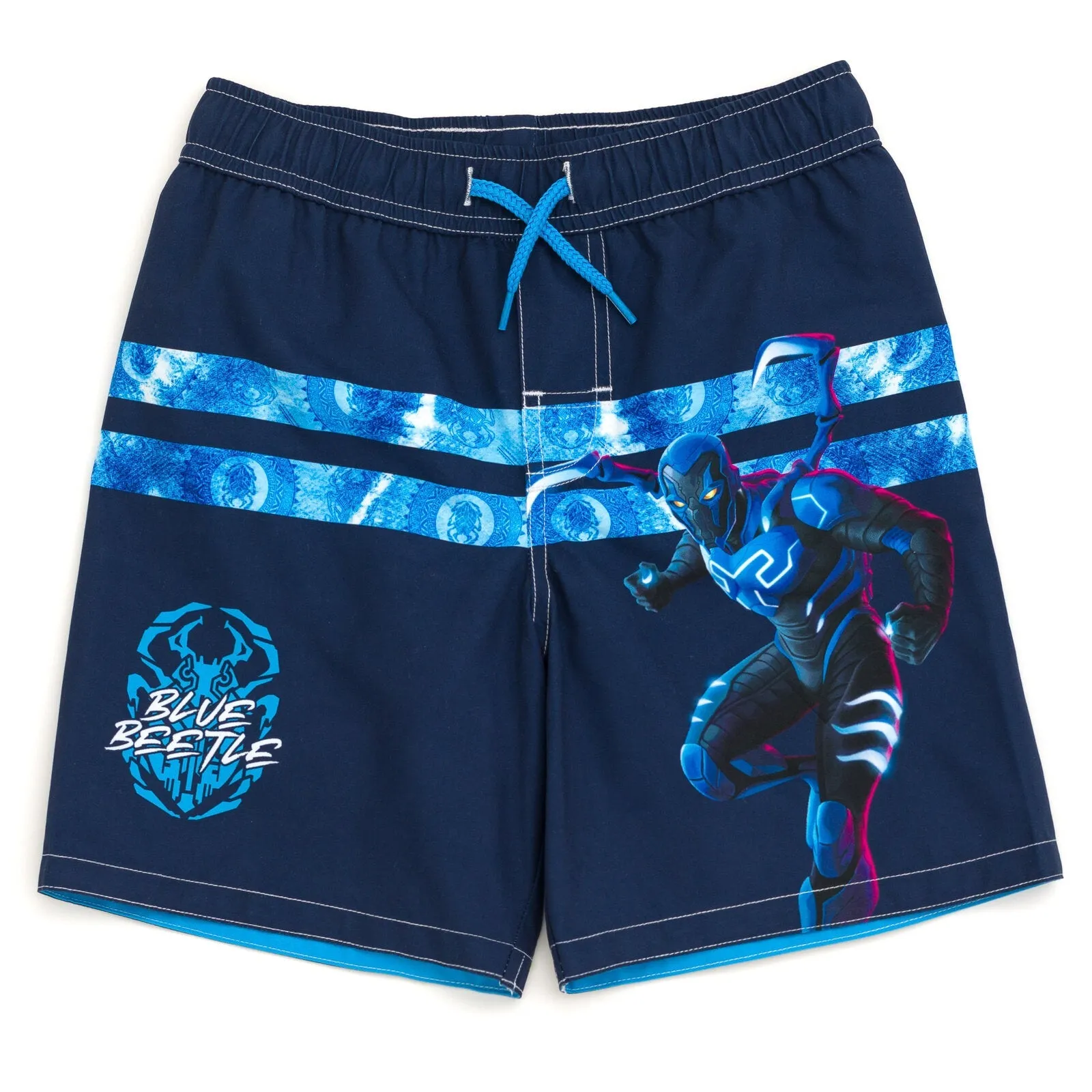 DC Comics Blue Beetle UPF 50  Swim Trunks Bathing Suit