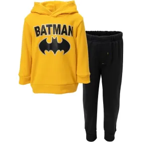 DC Comics Justice League Batman Fleece Pullover Hoodie and Pants Outfit Set