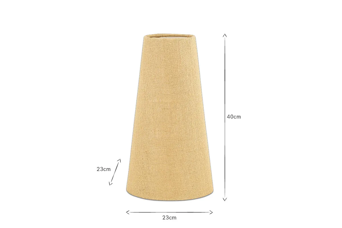 Dia Jute Tall Lampshade - Natural