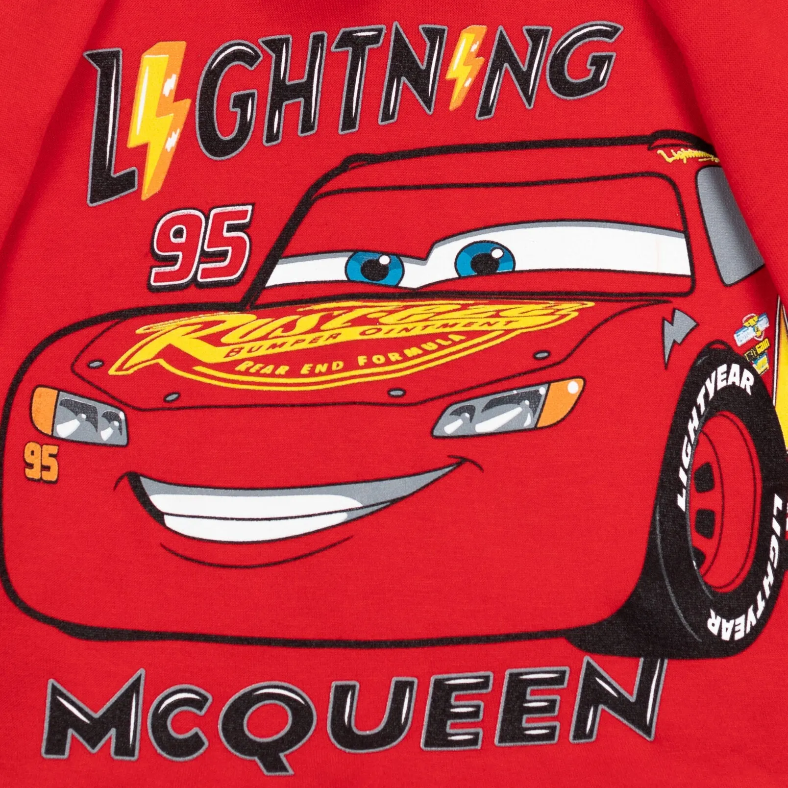 Disney Cars Lightning McQueen Fleece Pullover Hoodie