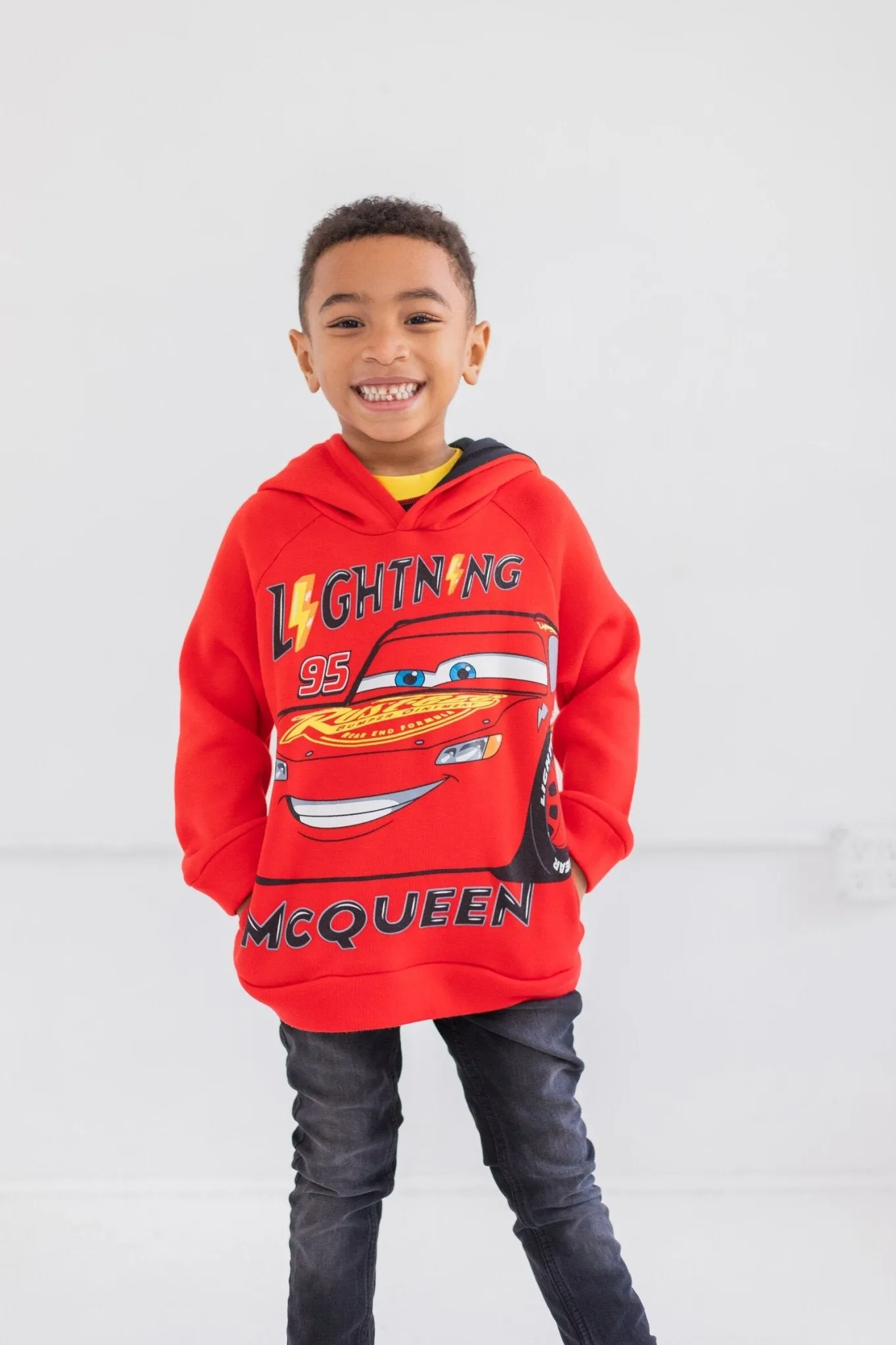 Disney Cars Lightning McQueen Fleece Pullover Hoodie