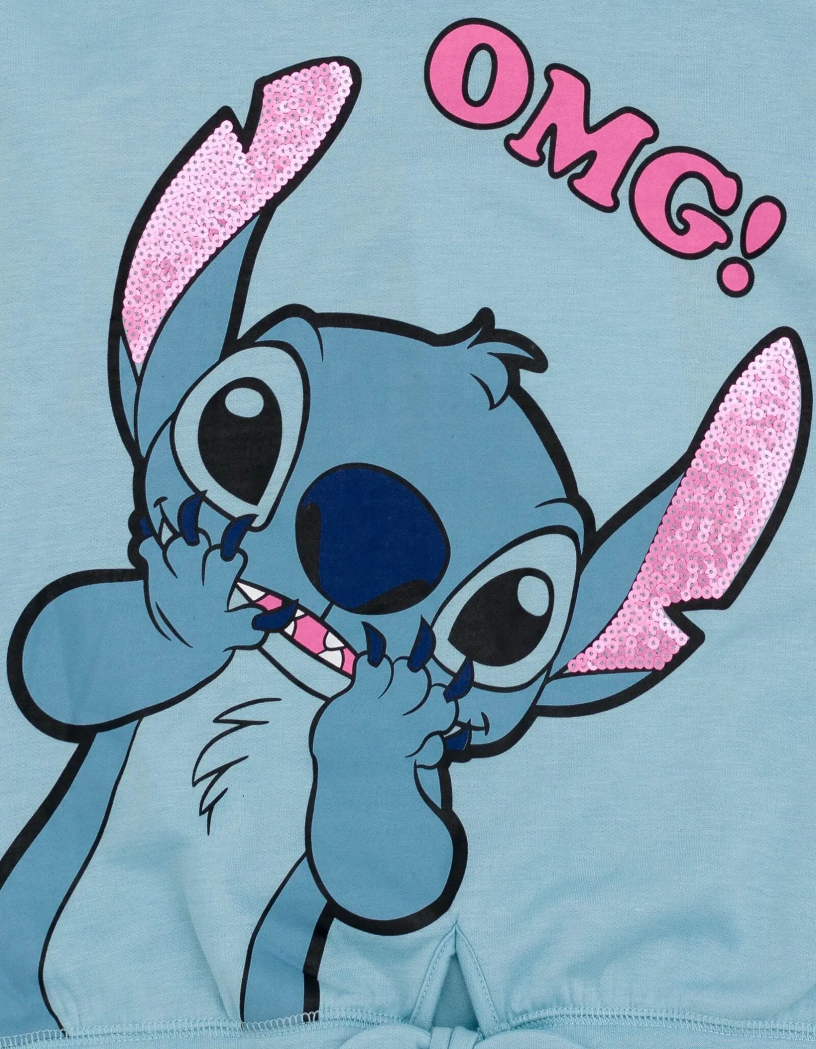 Disney Lilo & Stitch Stitch Pullover Fleece Hoodie and Leggings Outfit Set