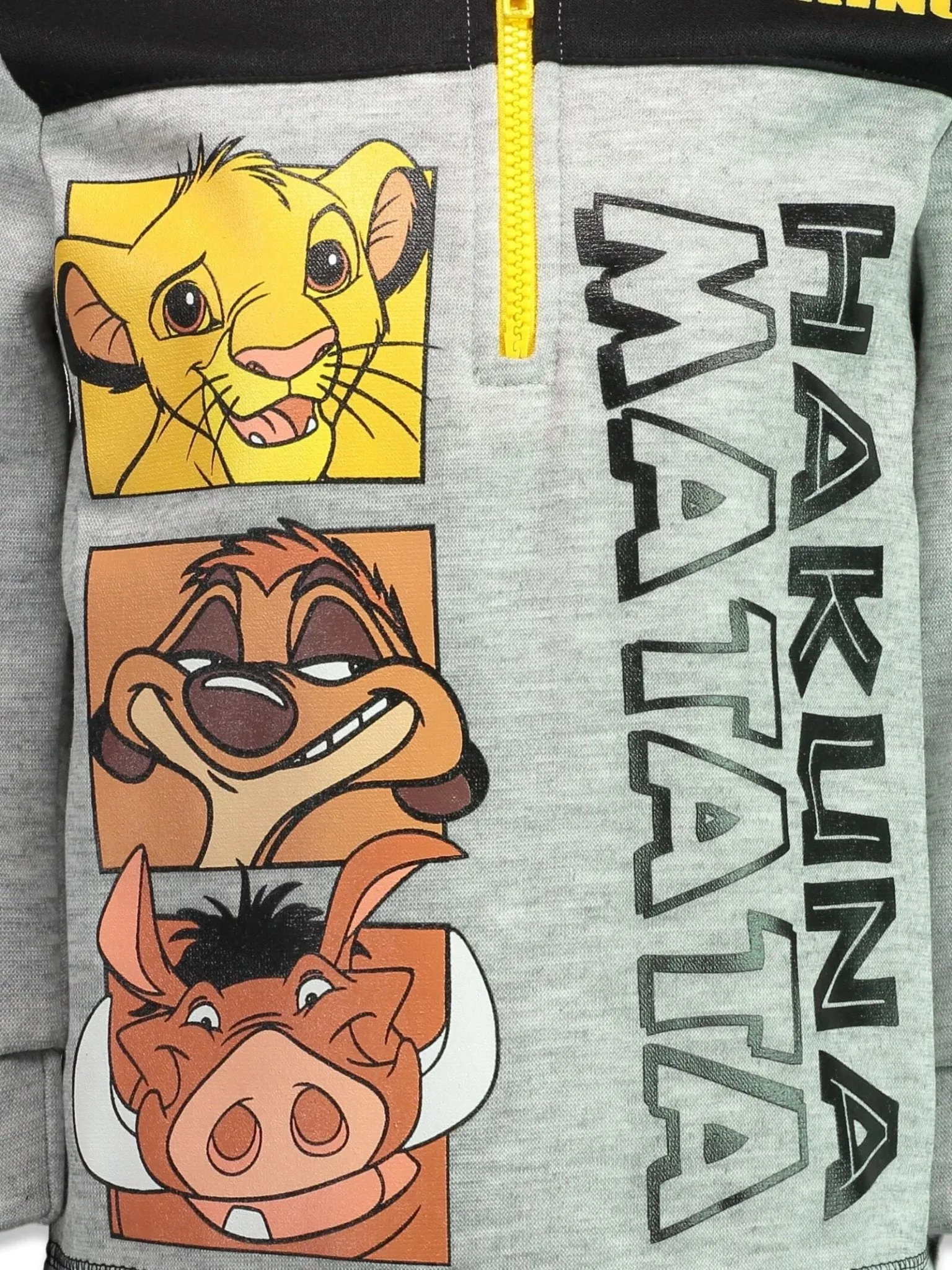 Disney Lion King Simba Half Zip Hoodie