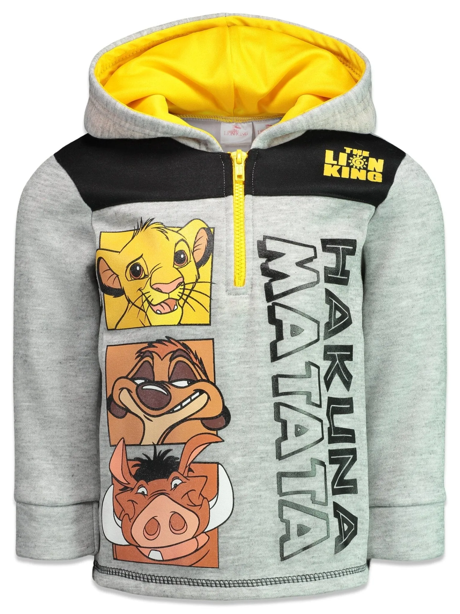 Disney Lion King Simba Half Zip Hoodie