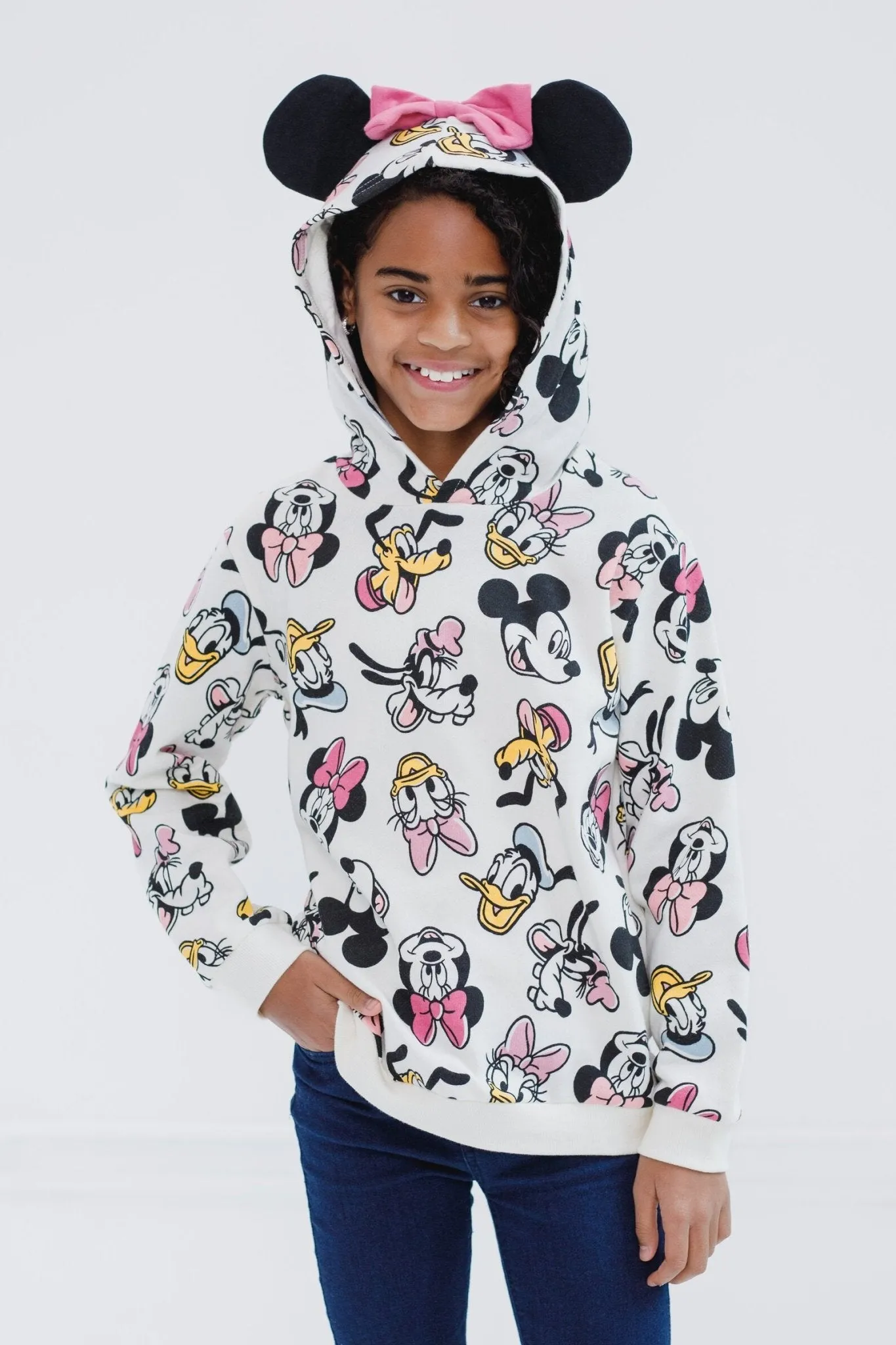 Disney Mickey Mouse Fleece Pullover Hoodie