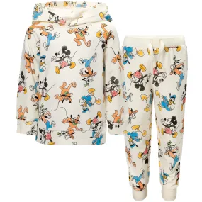 Disney Mickey Mouse French Terry Hoodie and Jogger Pants Set