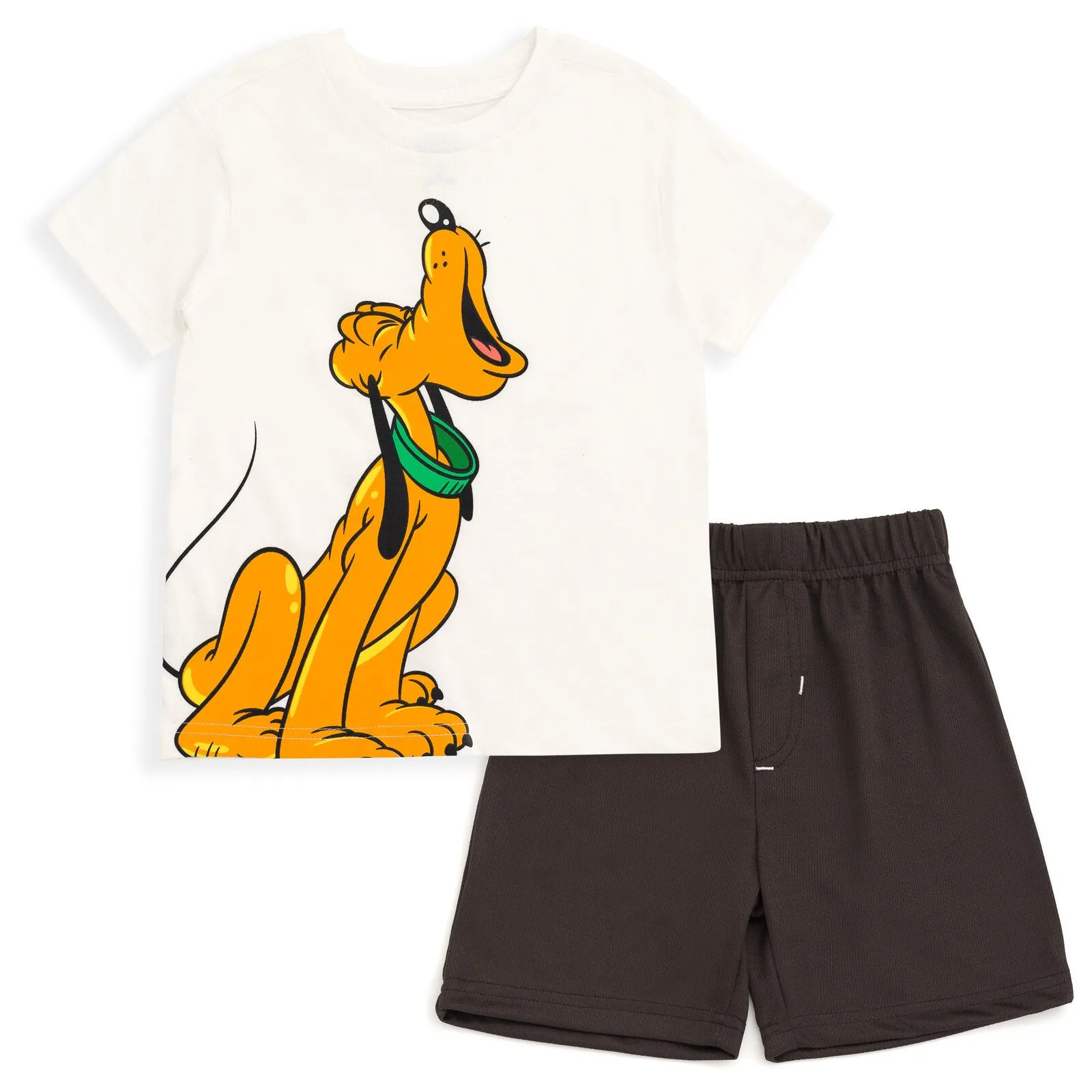 Disney Mickey Mouse Pluto T-Shirt and Mesh Shorts Outfit Set