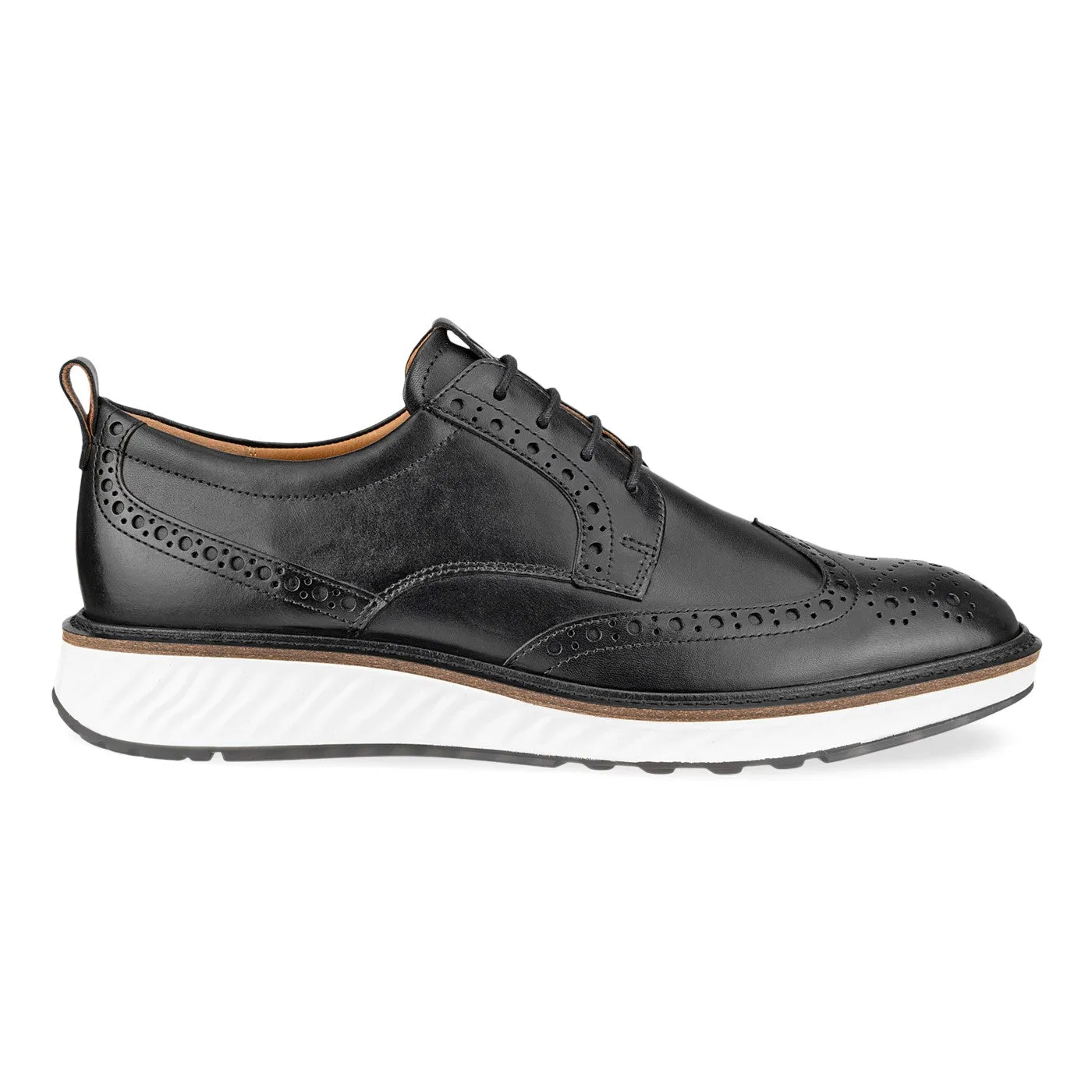 Ecco ST.1 Hybrid Black Wingtip Men's