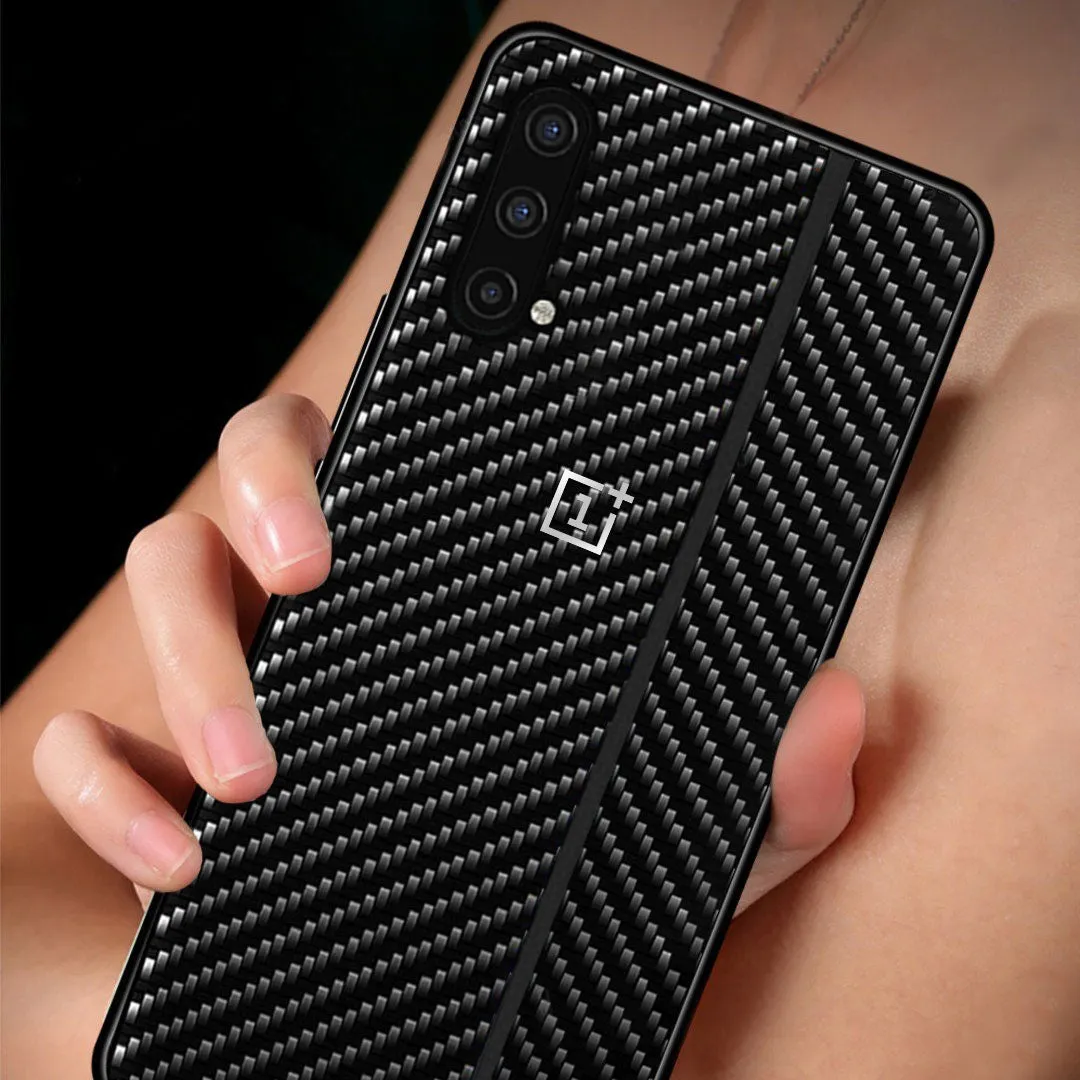 Frosted Carbon Fiber PU Leather Protective Case - OnePlus