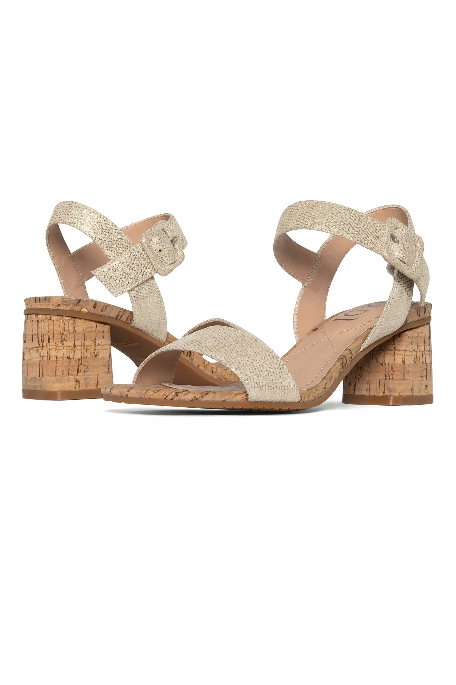 Gaiana High Heel Sandals - Gold