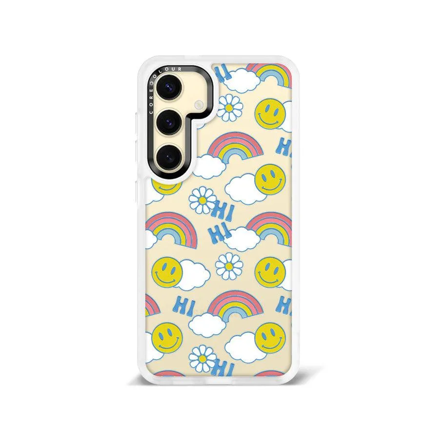 Galaxy S24 Hi There! Rainbow Phone Case