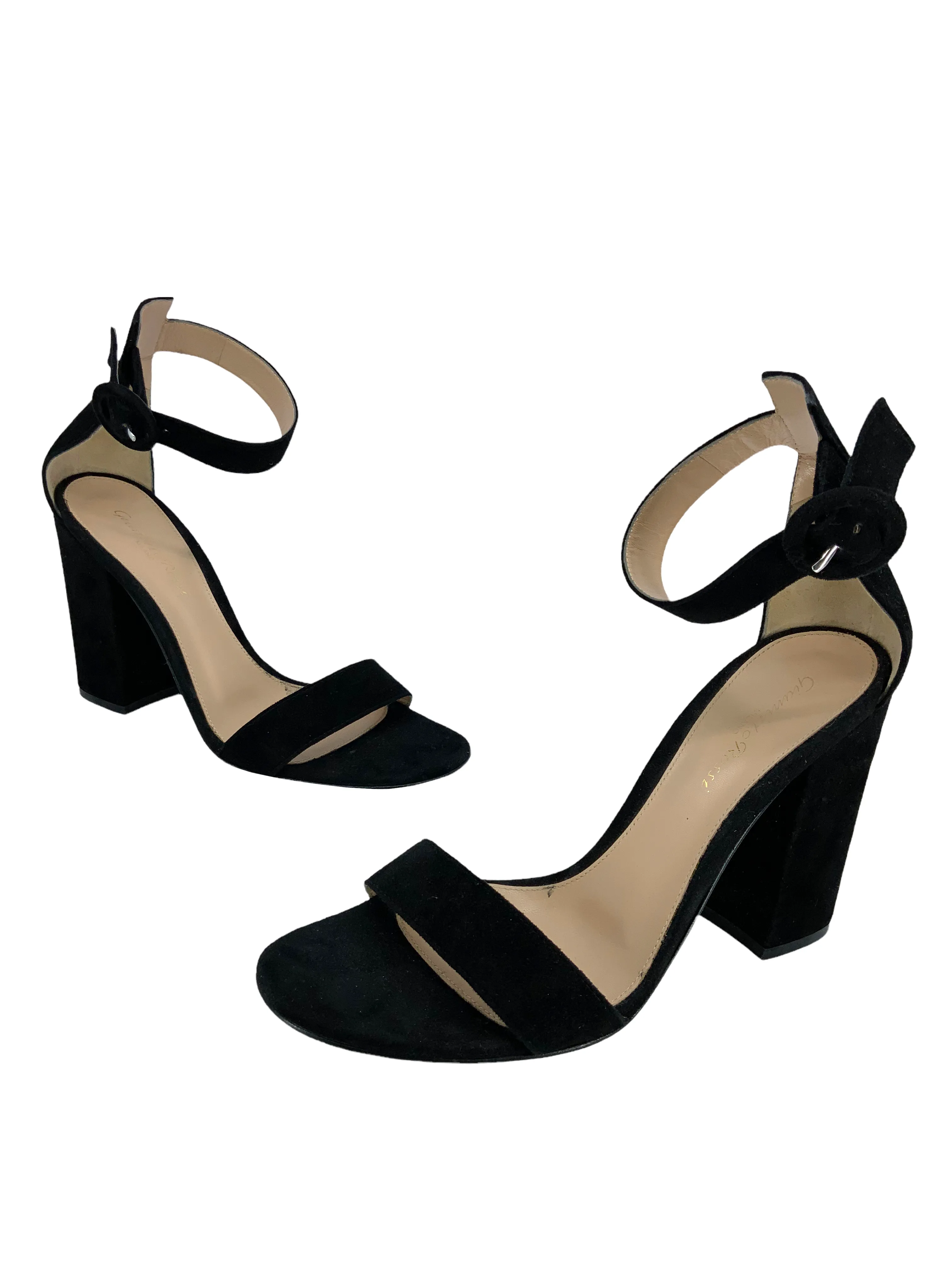 Gianvito Rossi Versilia 100 Suede Sandals Size 8