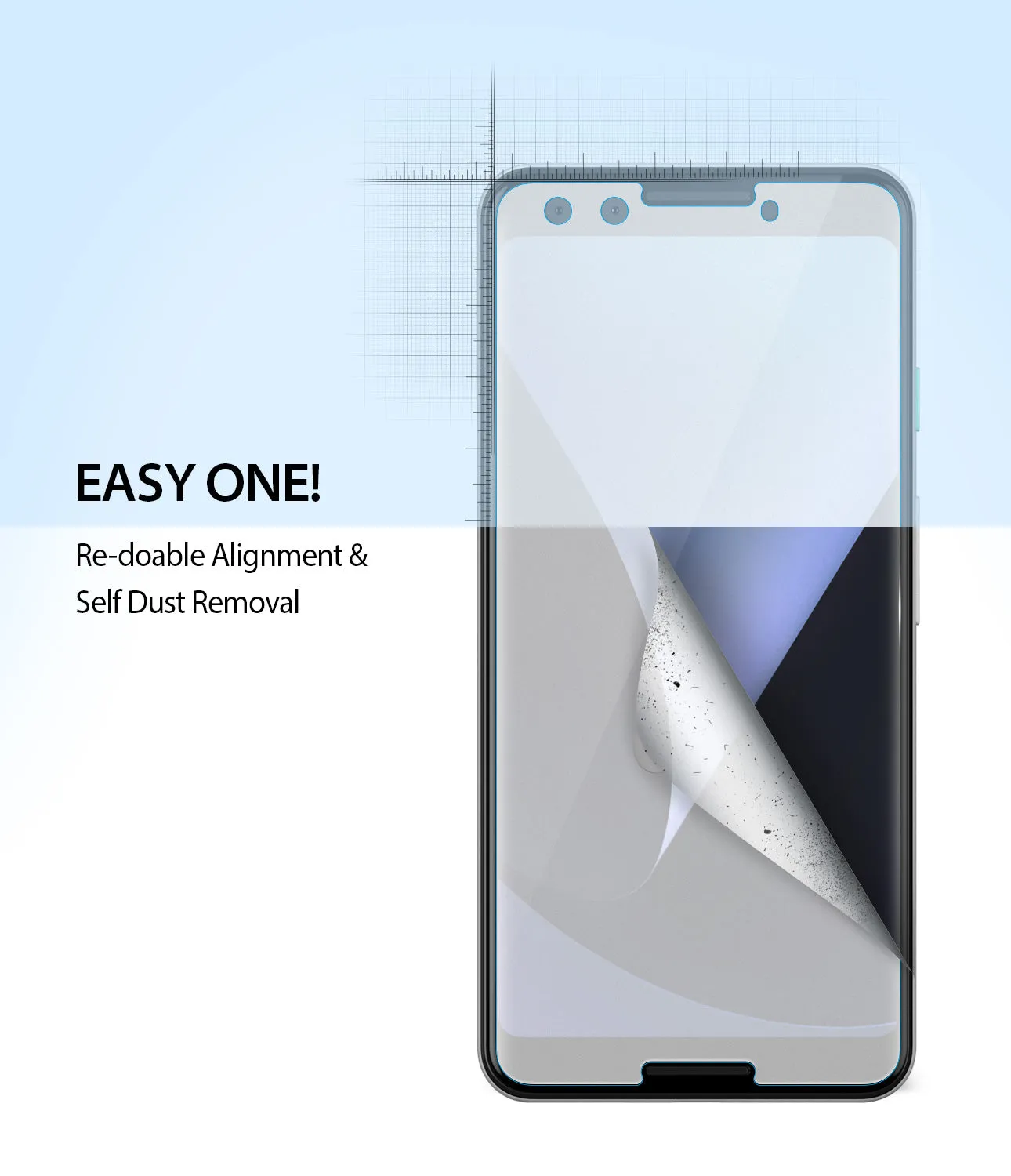 Google Pixel 3 Screen Protector | Dual Easy Film