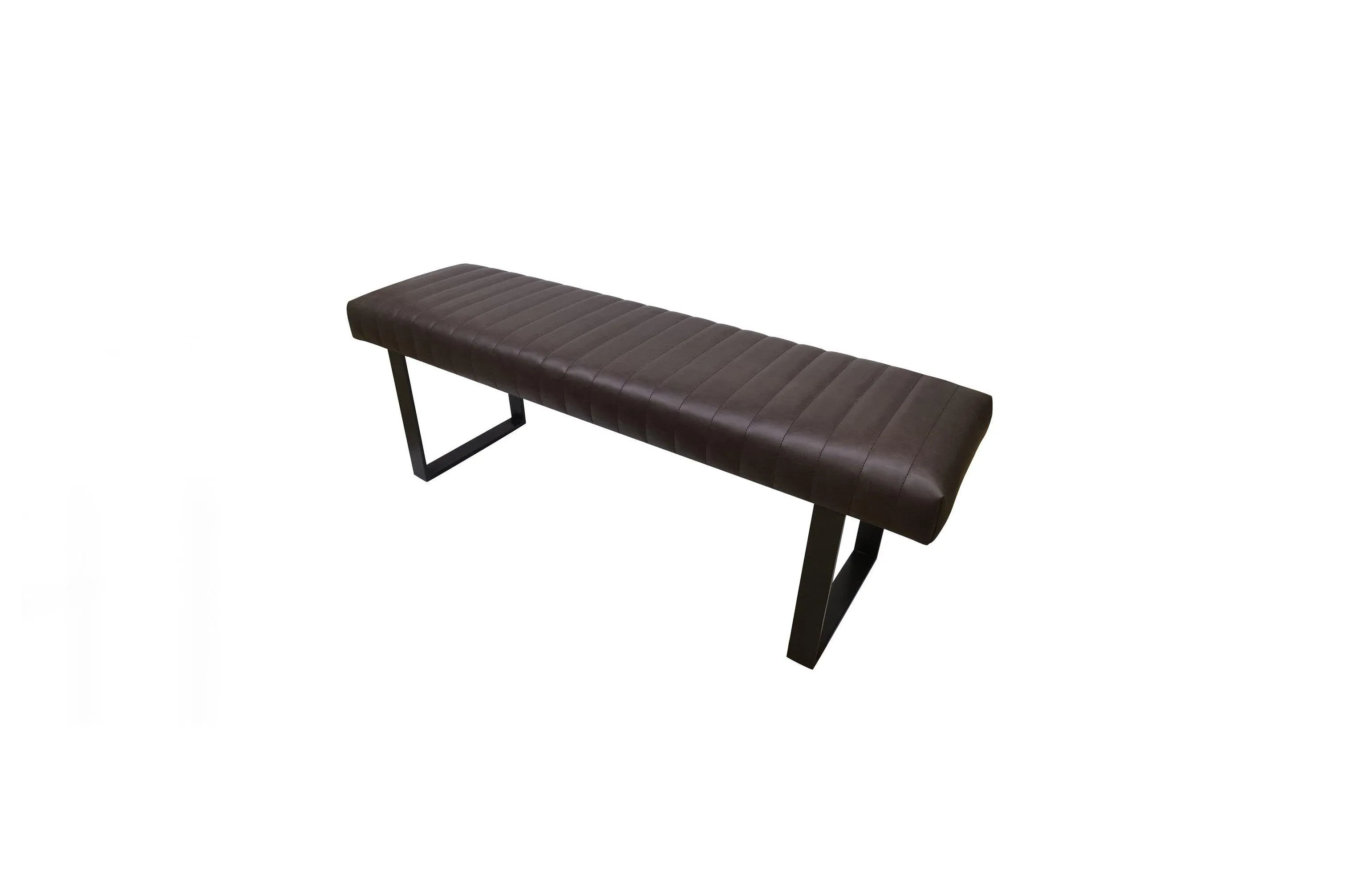 Hans leather bench