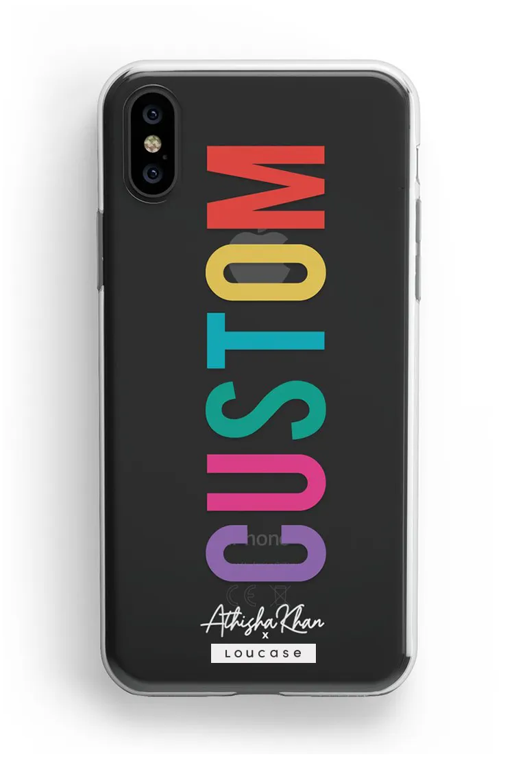 Happy Colours - CUSTOM Say My Name Limited Edition Athisha Khan X Casesbywf Phone Case | LOUCASE