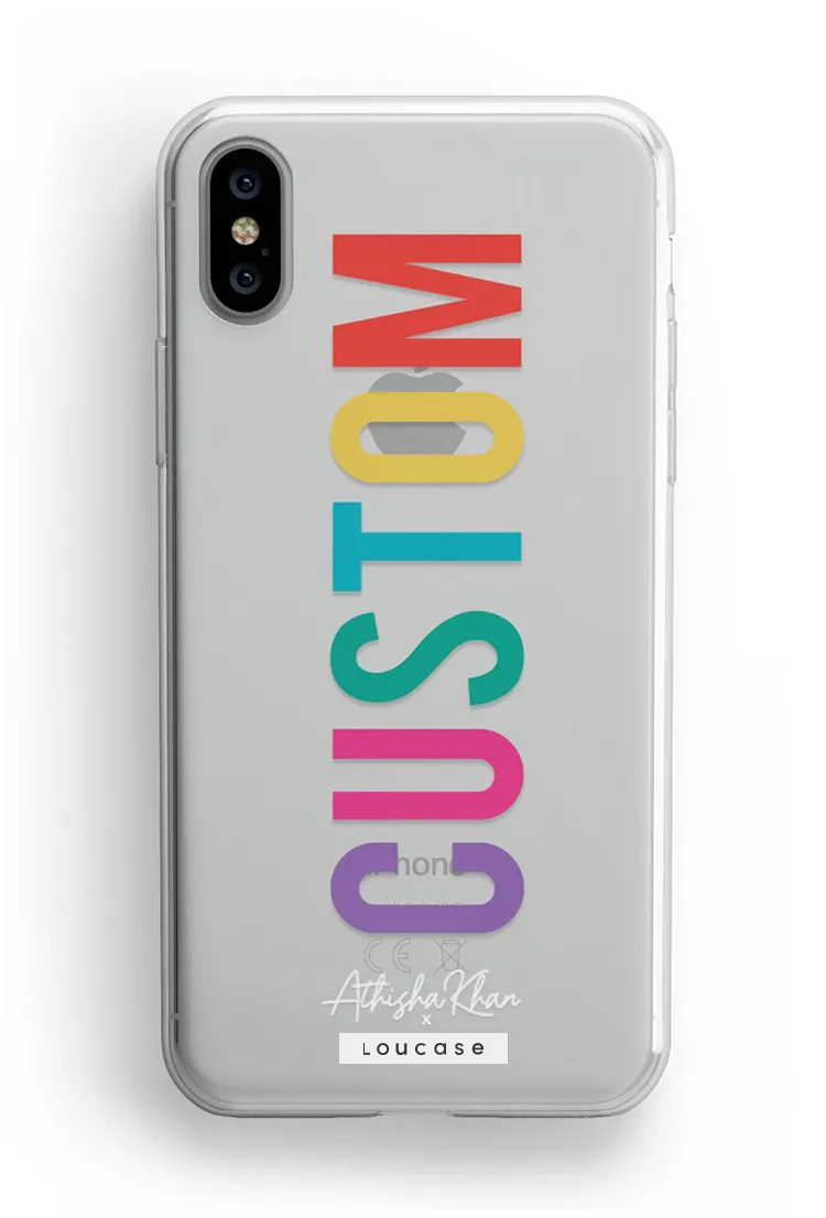 Happy Colours - CUSTOM Say My Name Limited Edition Athisha Khan X Casesbywf Phone Case | LOUCASE